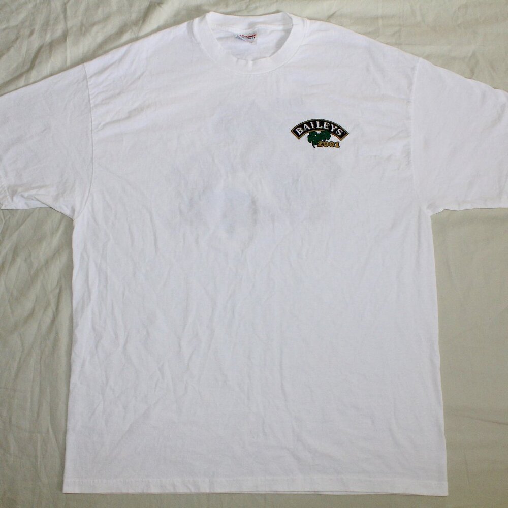 BAILEYS ST SAINT PATRICK'S DAY t-shirt promo Irish Cream promotional vintage tee